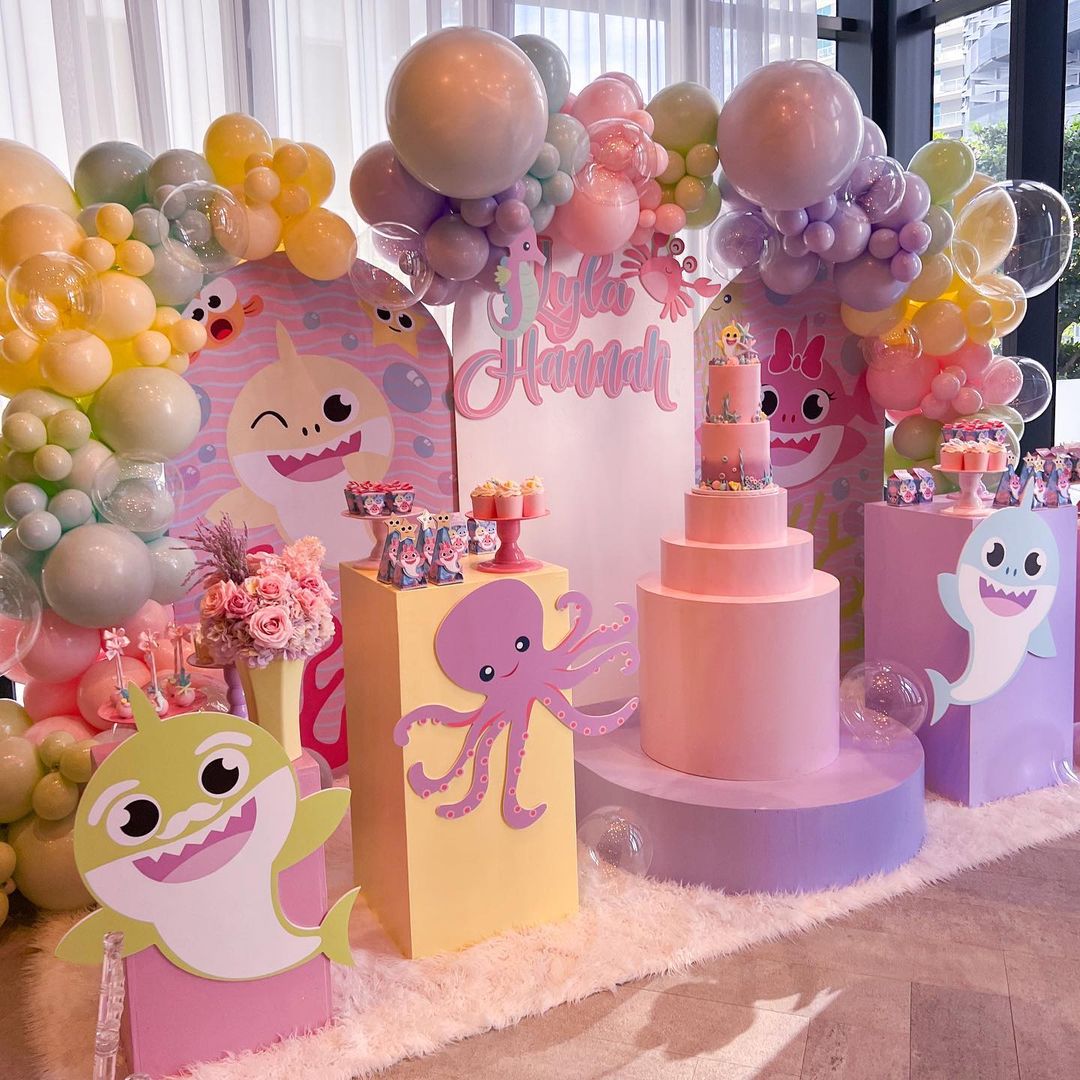 20 ideias de decoração para uma festa Baby Shark de arrasar!