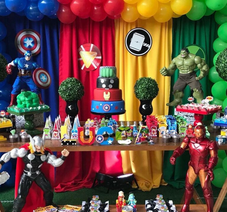 decoração vingadores 6