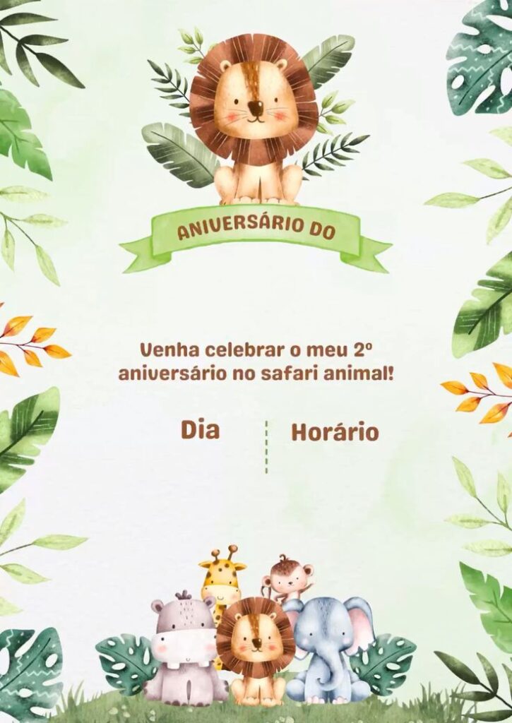 decoração safari 5