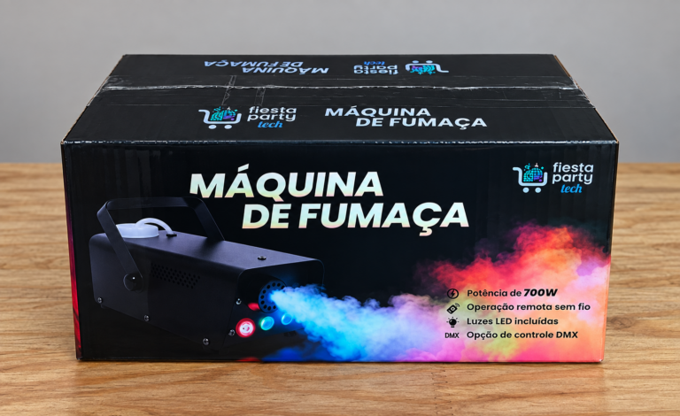 Decoração de Halloween: Máquina de Fumaça e Strobo para um Clima de Terror